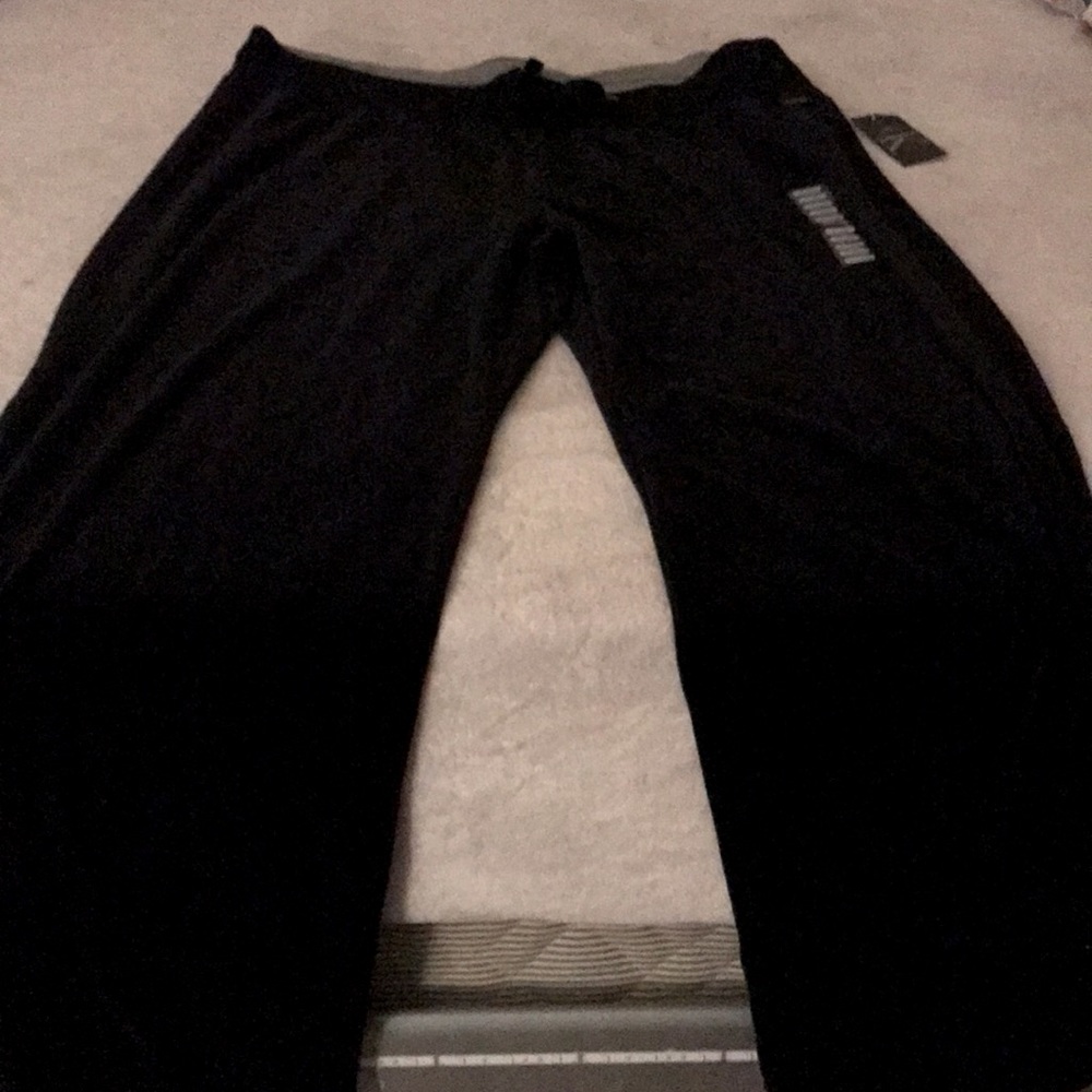 NWT Calvin Klein black velour lounge pants